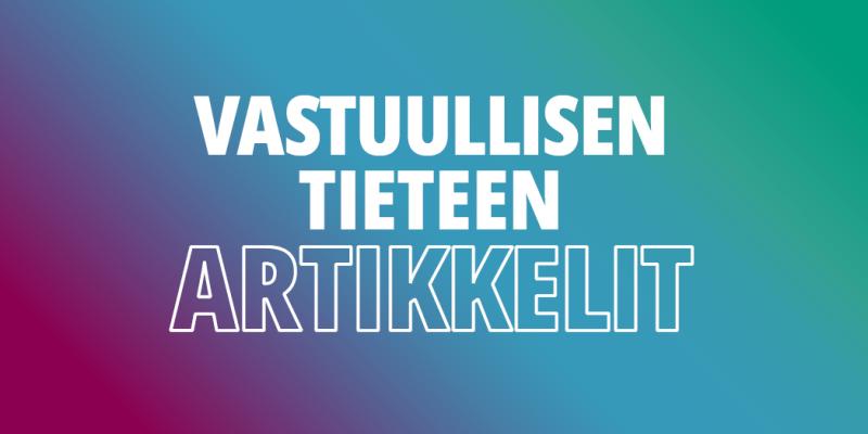 Vastuullisen tieteen artikkelit.