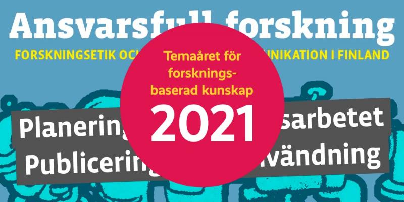 Ansvarsfull forsknings och Temaåret för forskningsbaserad kunskaps logo