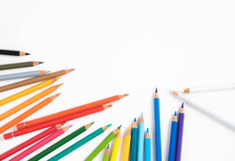Picture of coloured pencils.