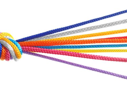 illustrative image of colorful roaps