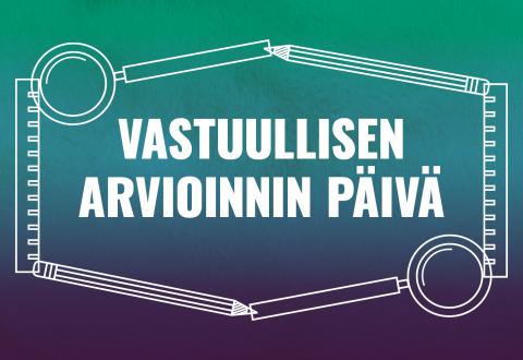 Kuvituskuva, jossa lukee vastuullisen arvioinnin päivä.