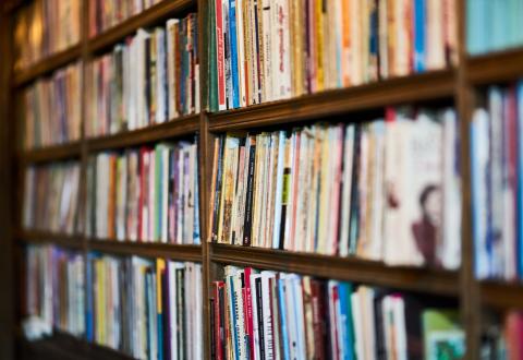 Image of a bookshelf.